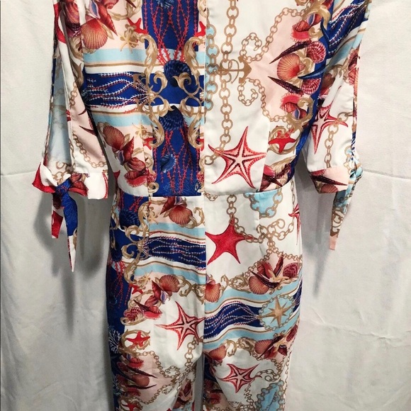 Glamorous Nautical Pantsuit, size 6/8 - Picture 4 of 7